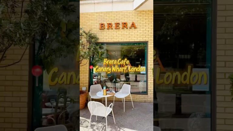 Cafe Brera. Authentic Italian vibes and a taste of Milan right in Canary Wharf.. #shorts #shortsfeed