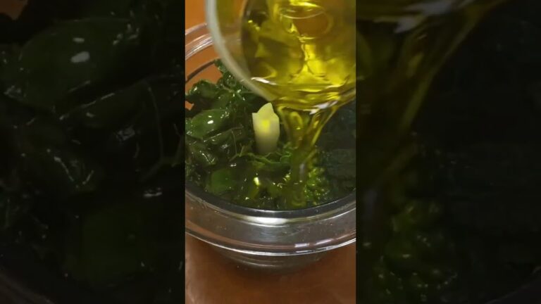 Tuscan Kale Pesto recipe/ Italian Cavolo Nero #cavolonero #kale