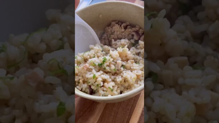 エリンギ×大葉【 いつもと違うおにぎり】