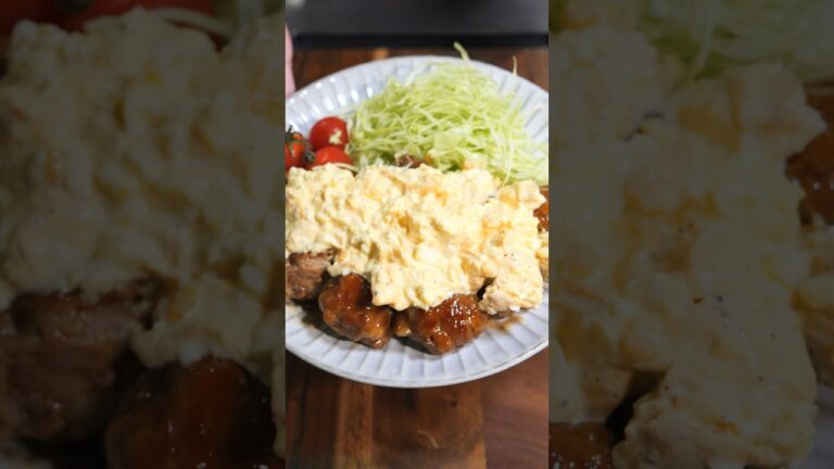 【１５分で作れて節約・簡単・ボリューム満点！】「てりたまポーク」の作り方  #recipe #cooking  #料理