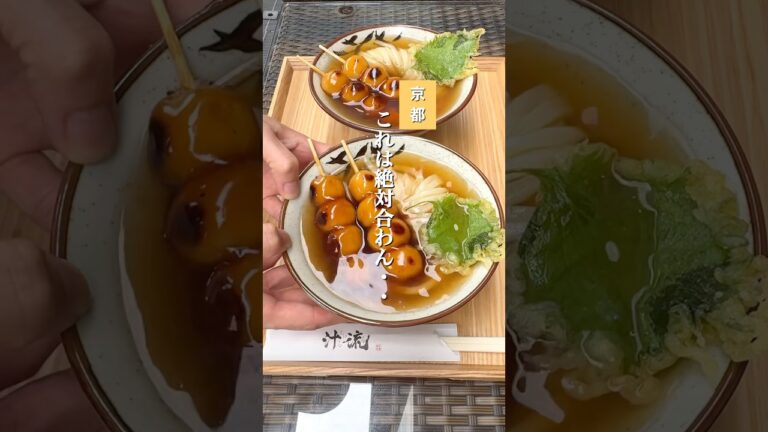 これ考えた人天才！既成概念を打ち壊すみたらし団子うどん