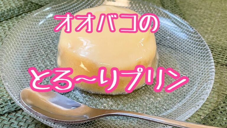 オオバコのとろ～りプリン（糖質１g）