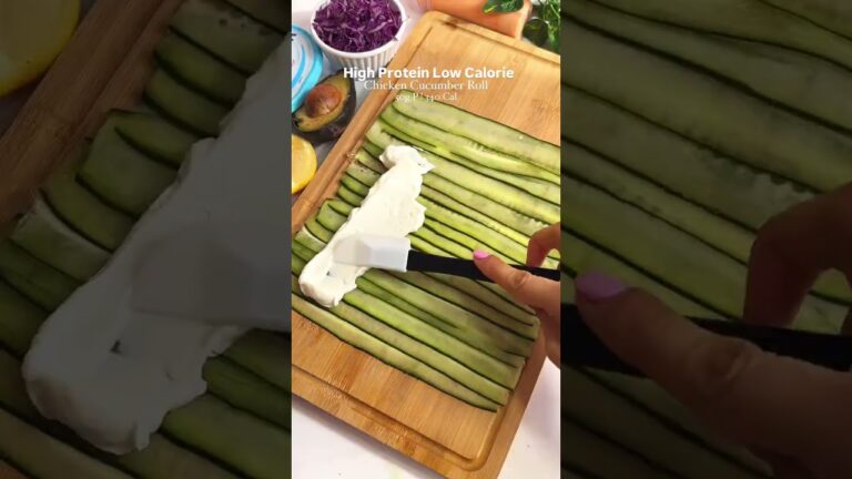 "Rollin’ with Flavor – Chicken Cucumber Bites!"#ChickenCucumberRolls #EasyRecipes #HealthyEats