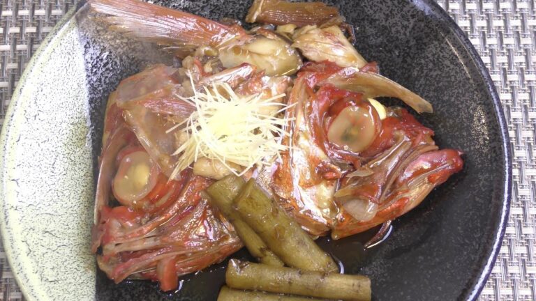 金目鯛の煮付け　金目鯛の頭　煮付け作り方【４Ｋ】