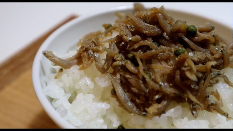 【ご飯のお供編】栄養満点！箸が止まらない！ちりめん山椒の作り方