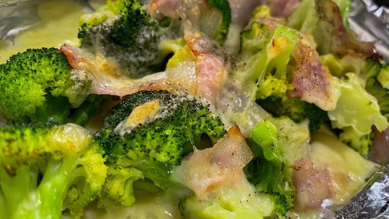 【超簡単】ヘルシーな料理！ブロッコリーとベーコンのチーズグリル| 10分でできる絶品おつまみ！