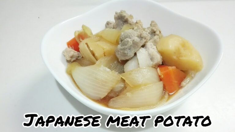 【簡単！料理！】音声付♪美味しい！肉じゃが　Japanese food Easy cooking  【Japanese meat potato】