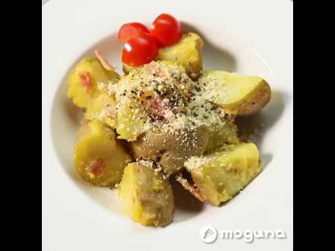 ベーコンのうま味がたまらない ゴロゴロじゃがいものカルボ ｜ moguna[モグナ]