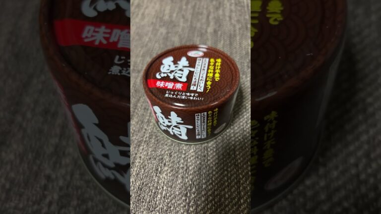 seriaの鯖味噌煮缶詰 #グルメ好き #japanesefood #お得グルメ