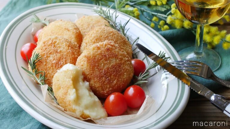 溢れ出すチーズが止まらない。チーズフォンデュ コロッケ の レシピ 作り方
