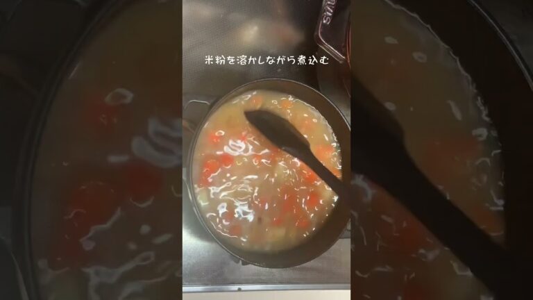 冷凍あさりとオニソテを使った時短クラムチャウダー