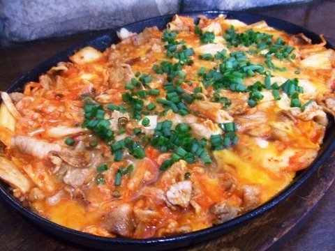 Butakimchi recipe  鉄板皿豚キムチのレシピ・作り方