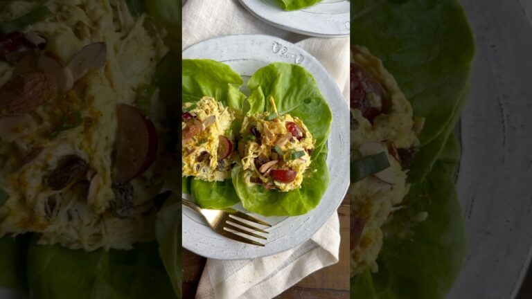 Whole30チキンサラダ｜温めずにできる簡単ランチ