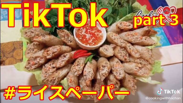 絶対美味しい！#ライスペーパー　【#TikTok】 part3