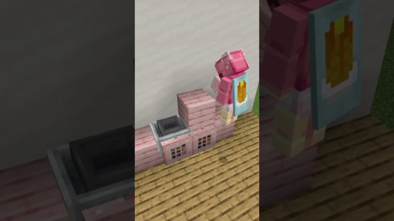 かわいいキッチンの作り方　統合版【Minecraft】