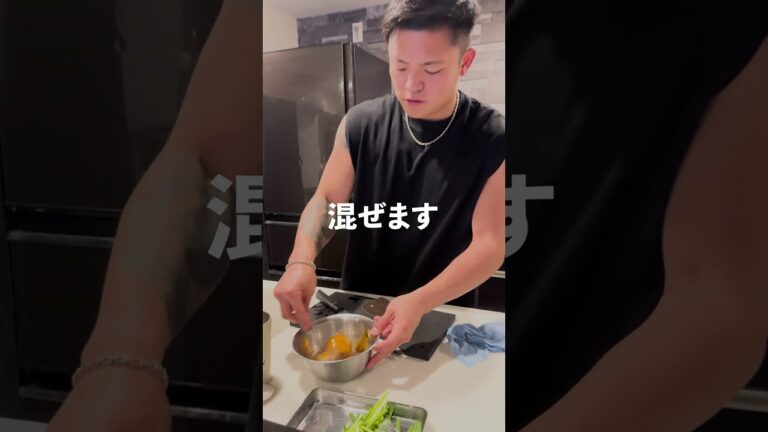 【メチャクチャ簡単で激うま！！】ニラ玉丼 #元カレ #マッチョ #料理 #パスタ料理 #cooking