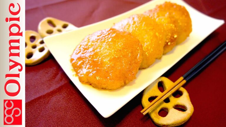 オリンピックの超簡単レシピ　★食材ひとつシリーズ - れんこん餅