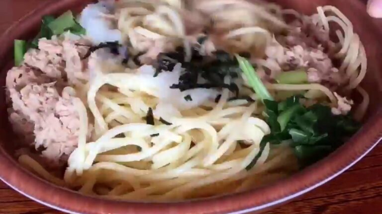 【セブンイレブン】ツナと大根おろしの和風パスタ
