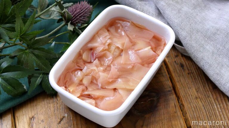 【新生姜の甘酢漬け】意外と簡単！さっぱりとした味わい♪お弁当にも！