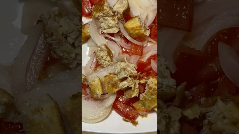 Cena rápida, sencilla y deliciosa en solo 5 minutos 🥗⏱️