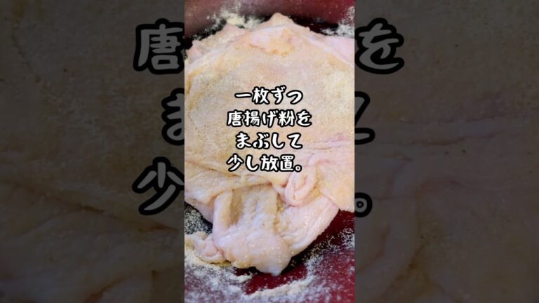 【鶏皮見つけた】パリパリせんべい作ろ！#shorts