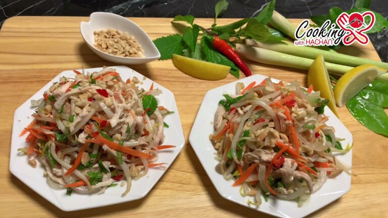 Món ngon từ Giá đỗ| | Cách làm nộm giá đỗ thịt gà chua ngọt, để lâu vẫn giòn ngon| ベトナム風チキンもやしのサラダ