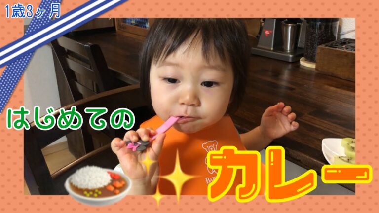 【1歳3ヶ月】はじめてのカレー【オラッチェ甘口】