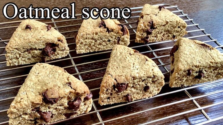 腹持ち抜群！ダイエットにお勧めのオートミールスコーンの作り方／How to make Oatmeal scone.