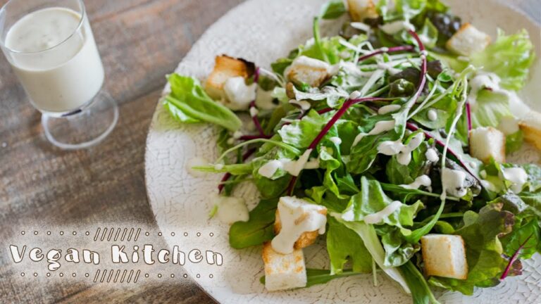 サラダをもっと美味しく♪簡単カシューナッツドレッシング！：How to make cashew nuts dressing｜Vegan Kitchen with ayano hayasaki