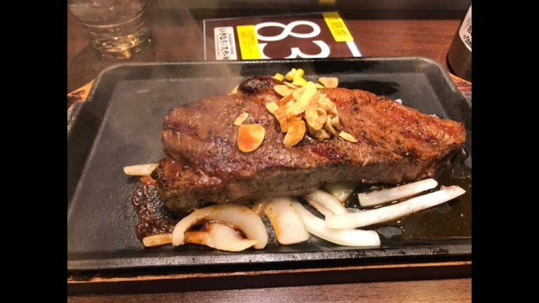 ホットステーキソースうますぎ#飯テロ【いきなりステーキ】