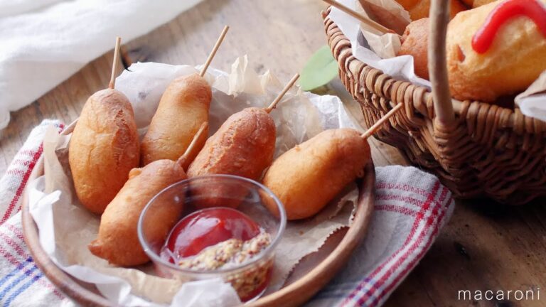 【アメリカンドッグ】ホットケーキミックスで簡単！お手軽おやつレシピ♪