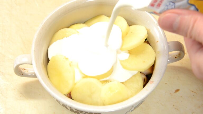 【料理 Cooking】ポテトグラタン作りかた プロフェッショナルで見たものを参考に作ってみました I made potato gratin I saw TV program professional