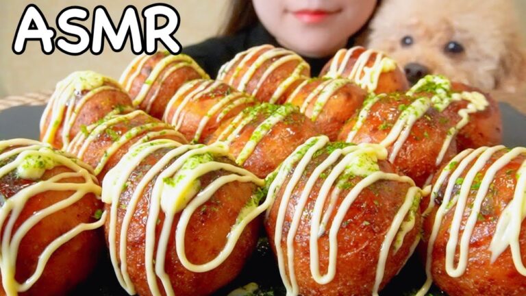 【ASMR】カリじゅわっ！揚げたこ焼き【咀嚼音】