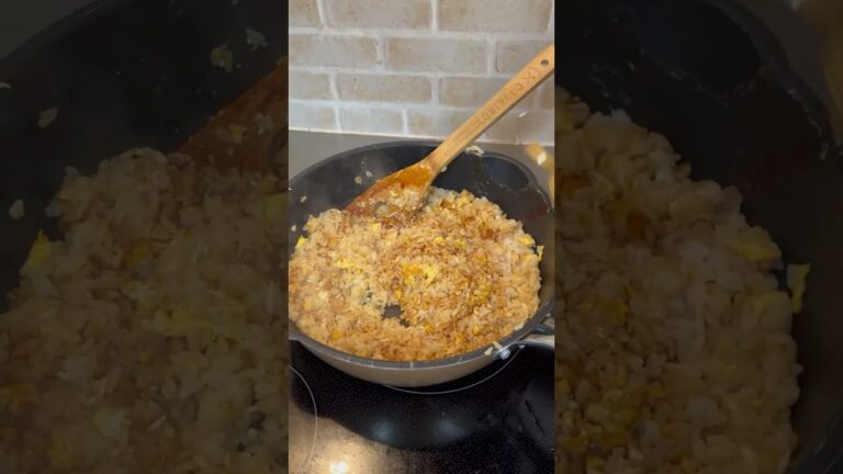 手抜き！焦がしバター醤油チャーハン