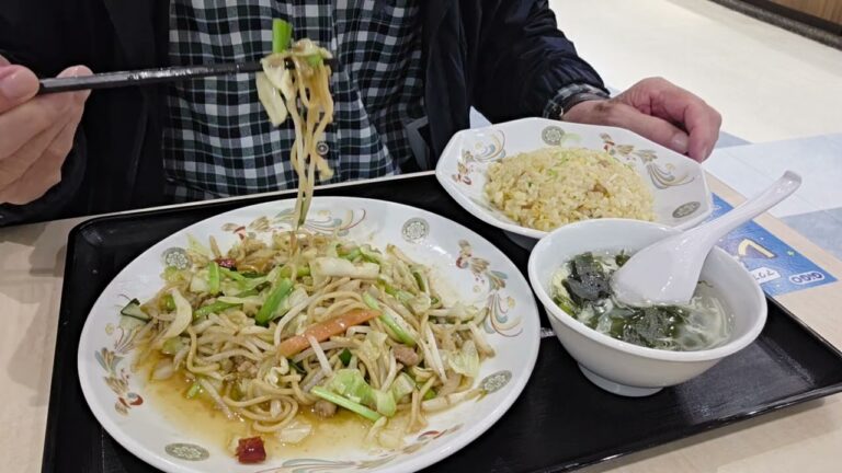 #台湾焼きそば　大垣市林町アクアF C  中華あんかけ専門店　耀　台湾焼きそばチャーハンセット　９１０円