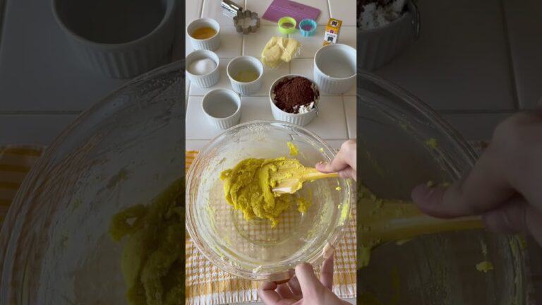 【レシピ】ひまわりクッキー🌻 #shorts | How to Make Sunflower Cookies