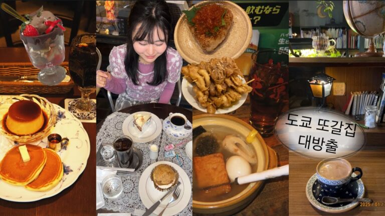 ‎꒰ིྀ도쿄 워홀 일상 ꒱ིྀ 베짱이가 추구미인 낭만개미의 도쿄 미식 탐방🍜🍣🍰하라주쿠•고엔지• 신주쿠🔜 도쿄 또갈집 대방출