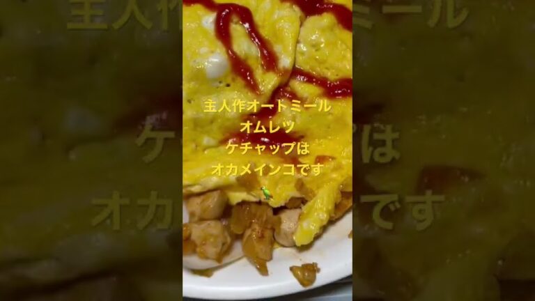 主人作オートミールオムライス#Masterpiece Oatmeal Omelette