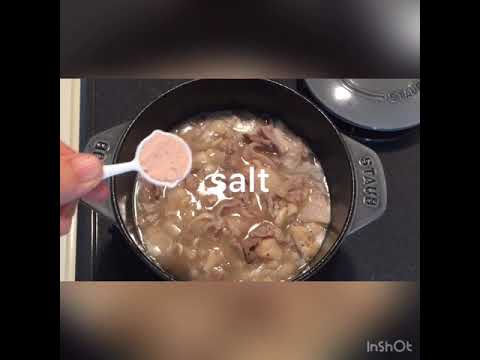 ストウブ鍋GOPANで作った炊き込みご飯 staub butaniki&kinoko takikomigohan