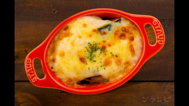 数秒でわかる「かぼちゃグラタン」の作り方