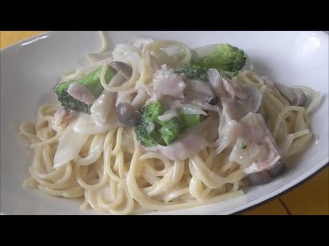 ツナのクリームパスタ