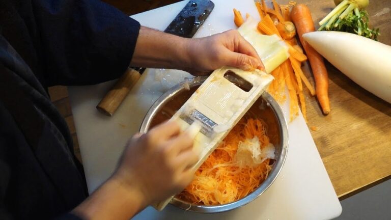 正月のなます作り