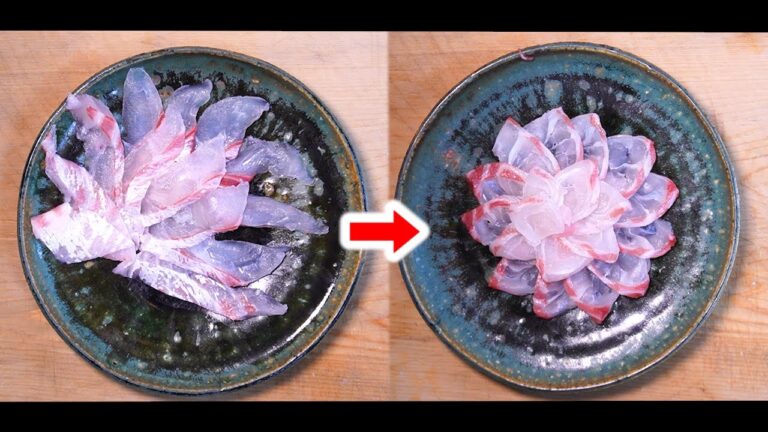 【なぜ失敗する？】刺身を綺麗に盛り付けるコツ【柵の取り方】
