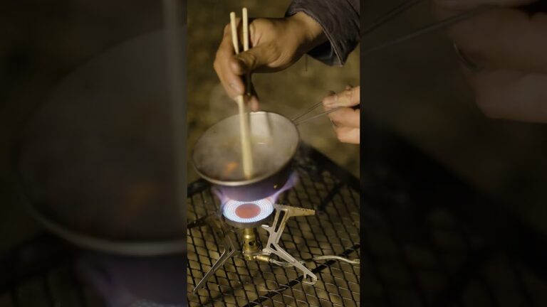 スーパーで買った刺身を簡単アレンジするだけで優勝確定www #キャンプ #キャンプ飯 #amsr