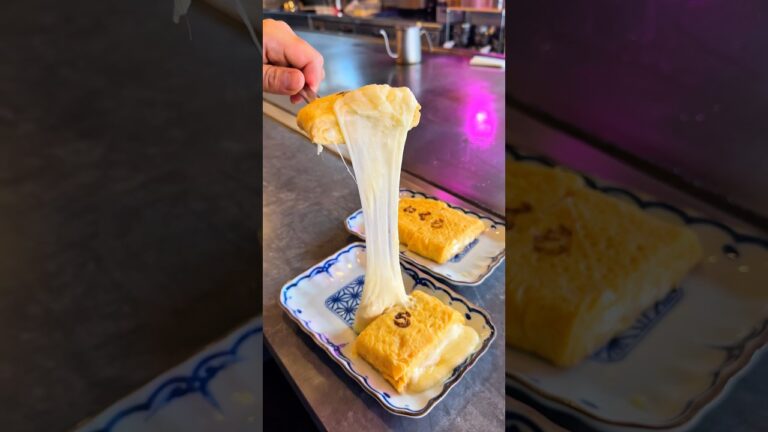 めちゃ伸びるチーズだし巻き玉子🍳#ないちゃんグルメ #japanesefood