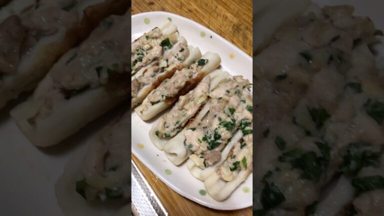 至高の竹輪餃子風作りました。#料理 #簡単レシピ #cooking #food#おつまみ #ヘルシー#ヘルシーだけどガッツリ　レシピ#餃子#ちくわ