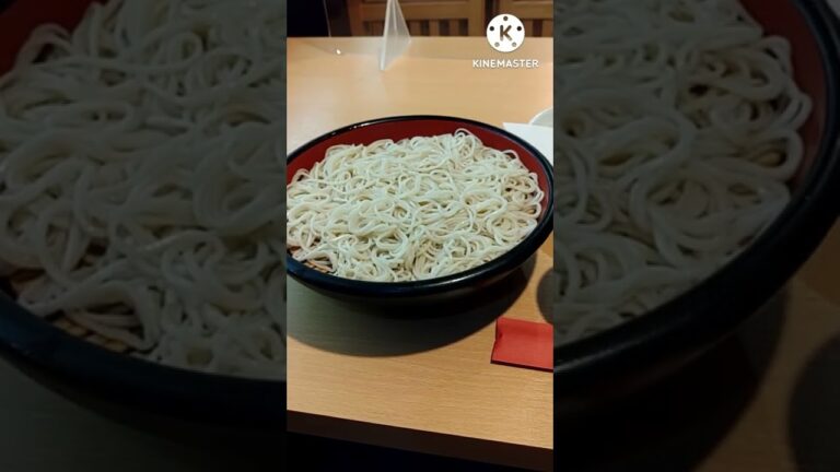 【神戸グルメ】地下街で絶品天ぷら蕎麦を食べちゃう　#shorts