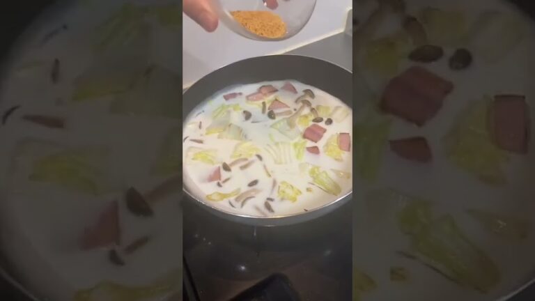 【おしゃれ食堂】ベーコンと白菜のクリーム煮