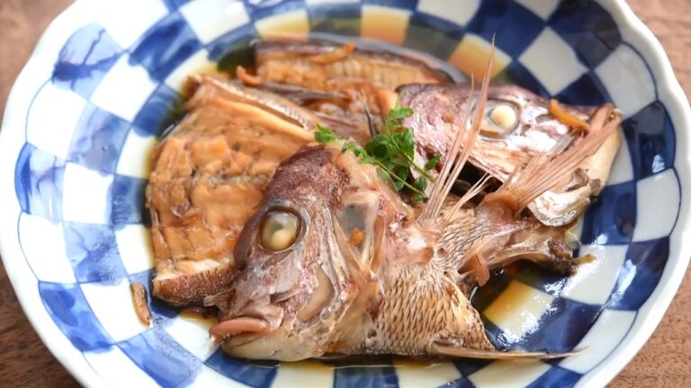 鯛の煮つけ　作り方