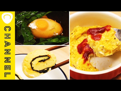 簡単卵料理3連発！Easy Egg dish making method 3 kinds！